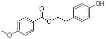 structure of CAS# 87932-34-1, 4-甲氧基苯甲酸 2-(4-羟基苯基)乙基酯