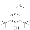 structure of CAS# 88-27-7, 2,6-Di-tert-Butyl-4-(dimethylamino)methylphenol