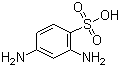 structure of CAS# 88-63-1, 2,4-Diaminobenzenesulfonic acid