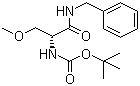 structure of CAS# 880468-89-3, (R)-2-Boc-3-甲氧基丙苄酰胺