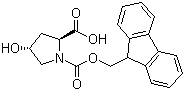 structure of CAS# 88050-17-3, Fmoc-L-hydroxyproline