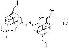 CAS # 880759-65-9, Naloxonazine dihydrochloride, (5alpha)-4,5-Epoxy-3,14-dihydroxy-17-(2-propenyl)-morphinan-6-one [(5alpha)-4,5-epoxy-3,14-dihydroxy-17-(2-propenyl)morphinan-6-ylidene]hydrazone dihydrochloride