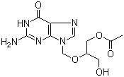structure of CAS# 88110-89-8, 更昔洛韦单-O-乙酸酯
