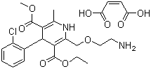 structure of CAS# 88150-47-4, 马来酸氨氯地平
