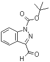 structure of CAS# 882188-88-7, 3-甲酰基-1H-吲唑-1-羧酸叔丁酯