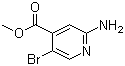 structure of CAS# 882499-87-8, 2-氨基-5-溴异烟酸甲酯