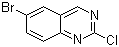 structure of CAS# 882672-05-1, 6-Bromo-2-chloroquinazoline
