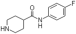 CAS # 883106-56-7, N-(4-Fluorophenyl)piperidine-4-carboxamide, Piperidine-4-carboxylic acid (4-fluorophenyl)amide