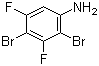 structure of CAS# 883549-00-6, 2,4-二溴-3,5-二氟苯胺