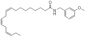 CAS # 883715-23-9, (9Z,12Z,15Z)-N-[(3-Methoxyphenyl)methyl]-9,12,15-octadecatrienamide