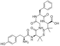 structure of CAS# 88373-73-3, 脑啡肽