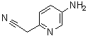 structure of CAS# 883993-15-5, 5-氨基-2-吡啶乙腈