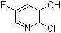 structure of CAS# 884494-35-3, 2-Chloro-5-fluoropyridin-3-ol