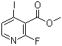 CAS 登录号：884494-84-2, 2-氟-4-碘-3-吡啶羧酸甲酯