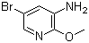 structure of CAS# 884495-39-0, 3-Amino-5-bromo-2-methoxypyridine