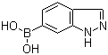 structure of CAS# 885068-10-0, 6-Indazolylboronic acid
