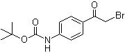 CAS 登录号：885269-70-5, [4-(溴乙酰基)苯基]氨基甲酸叔丁酯