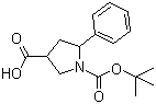 CAS 登录号：885277-76-9, 5-苯基吡咯烷-1,3-二甲酸 1-叔丁酯
