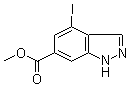 CAS 登录号：885519-33-5, 4-碘-1H-吲唑-6-羧酸甲酯