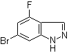 CAS # 885520-23-0, 6-Bromo-4-fluoro-1H-indazole
