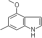 structure of CAS# 885522-46-3, 4-甲氧基-6-甲基-1H-吲哚