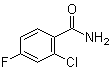 structure of CAS# 88578-90-9, 2-氯-4-氟苯甲酰胺