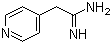 structure of CAS# 885953-93-5, 2-(Pyridin-4-yl)acetimidamide