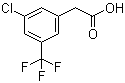CAS # 886496-99-7, 3-Chloro-5-(trifluoromethyl)benzeneacetic acid