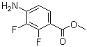 structure of CAS# 886497-08-1, 4-氨基-2,3-二氟苯甲酸甲酯