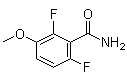 structure of CAS# 886498-26-6, 2,6-二氟-3-甲氧基苯甲酰胺
