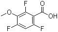 structure of CAS# 886499-94-1, 3-甲氧基-2,4,6-三氟苯甲酸
