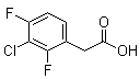 structure of CAS# 886761-66-6, 3-氯-2,4-二氟苯乙酸