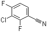 structure of CAS# 887267-38-1, 3-氯-2,4-二氟苯腈