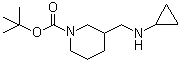 CAS 登录号：887586-29-0, 3-[(环丙基氨基)甲基]-1-哌啶甲酸叔丁酯
