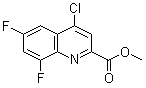 CAS 登录号：887589-39-1, 4-氯-6,8-二氟-2-喹啉羧酸甲酯