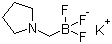 structure of CAS# 888711-53-3, (1-吡咯烷基甲基)三氟硼酸钾