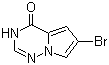 structure of CAS# 888721-83-3, 6-溴吡咯并[2,1-f][1,2,4]三嗪-4(1H)-酮