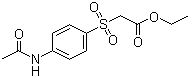 structure of CAS# 88881-74-7, 2-(4-乙酰氨基苯基)磺酰基乙酸乙酯