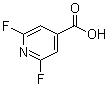structure of CAS# 88912-23-6, 2,6-Difluoro-4-pyridinecarboxylic acid