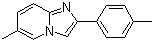 6-Methyl-2-(4-methylphenyl)imidazo[1,2-a]pyridine molecular structure (CAS 88965-00-8)