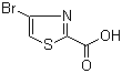 structure of CAS# 88982-82-5, 4-溴-1,3-噻唑-2-甲酸