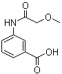structure of CAS# 889940-48-1, 3-[(2-甲氧基乙酰基)氨基]苯甲酸