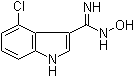 CAS # 889942-75-0, 4-Chloro-N-hydroxy-1H-indole-3-carboximidamide