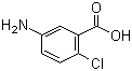 CAS # 89-54-3, 5-Amino-2-chlorobenzoic acid, 2-Chloro-5-aminobenzoic acid