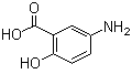structure of CAS# 89-57-6, 5-Aminosalicylic acid