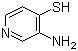 structure of CAS# 89002-13-1, 3-氨基-4-巯基吡啶