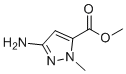 structure of CAS# 89088-56-2, 甲基3-氨基-1-甲基-1H-吡唑-5-羧酸酯