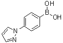 structure of CAS# 891270-35-2, [4-(Pyrazol-1-yl)phenyl]boronic acid