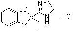 structure of CAS# 89197-00-2, 依法克生盐酸盐
