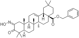 CAS 登录号：892869-52-2, 2-羟基亚氨基-3-氧代齐墩果烷-12-烯-28-酸苯甲酯